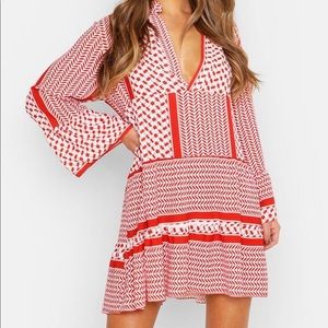 Red Smock Dress